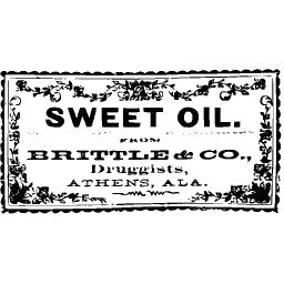 Sweet oil label 01
