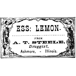 Essence of lemon label 02