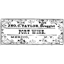 Port wine label 02