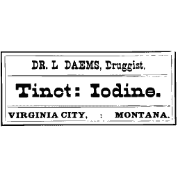 Tincture of iodine label 02