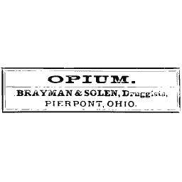 Opium label