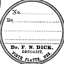 Round druggist label 10