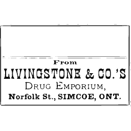 Plain ruled druggist label 08
