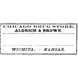 Plain ruled druggist label 09