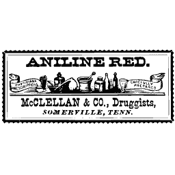 Aniline red label
