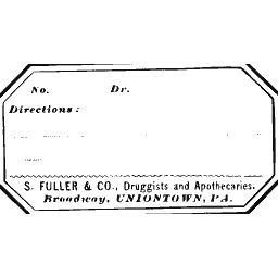 Octagonal prescription label 02