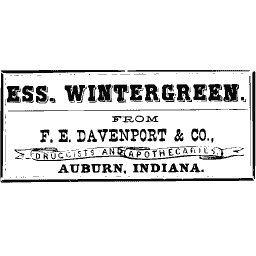 Essence of wintergreen label