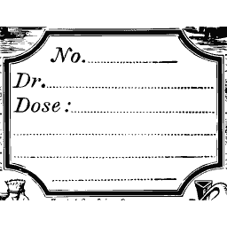 Shaped blank prescription label 02