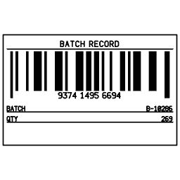 Barcode with record 03