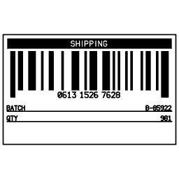 Barcode with record 07