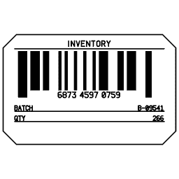 Barcode with record 08