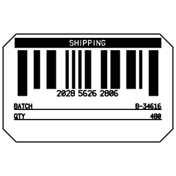 Barcode with record 09