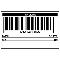 Barcode with record 15