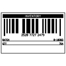 Barcode with record 21