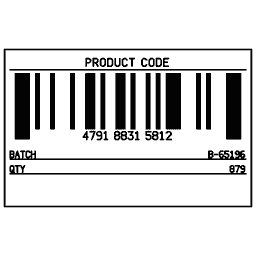 Barcode with record 24
