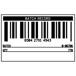 Barcode with record 26