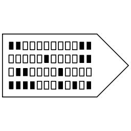 Punched data field 16