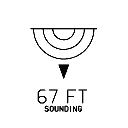 Depth sounding mark 19