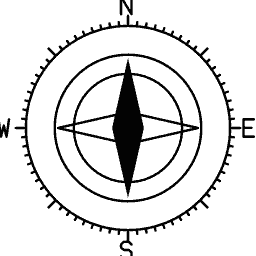 Compass mark 20