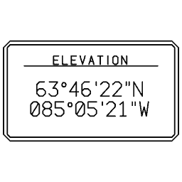 Latitude and longitude block 17
