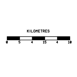 Map scale bar 15