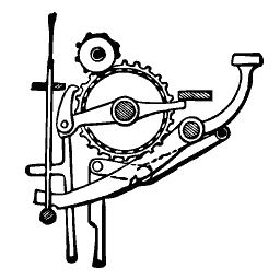 Lever brake mechanism