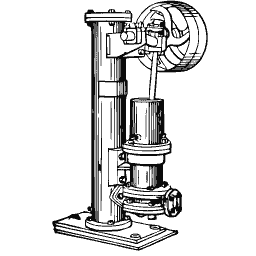 Pedestal pump