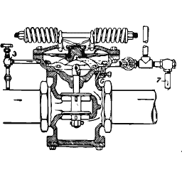 Spring loaded valve gear