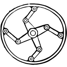 Three link ring coupling