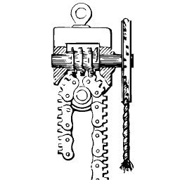 Chain hoist gearing