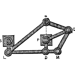 Jointed lever linkage