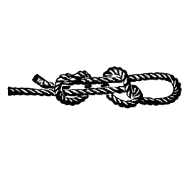 Looped rope knot