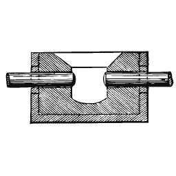 Sectioned shaft block