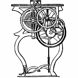 Clock movement frame