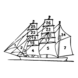 Barque sail plan 01