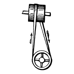 Belt and pulley drive