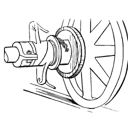 Wheel hub and brake