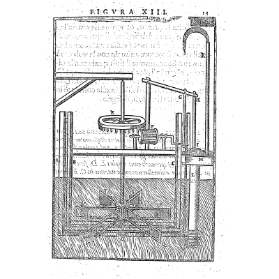 Geared paddle wheel frame