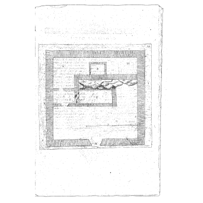 Plan of a squared water chamber