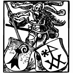 Knight and shields mark