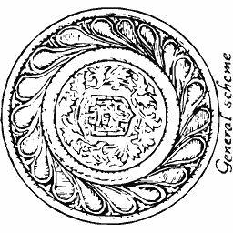 Round medallion dish