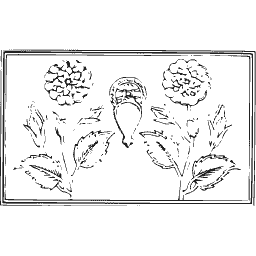 Twin flower panel