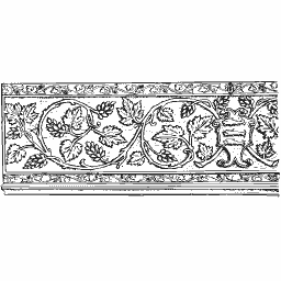 Running vine frieze