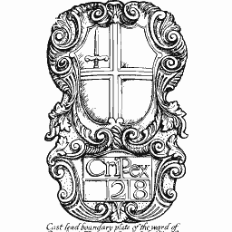 Boundary plate with cross shield