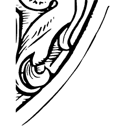 Curved scroll fragment