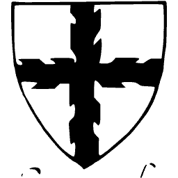 Shield with ragged cross