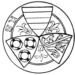 Round seal with three shields