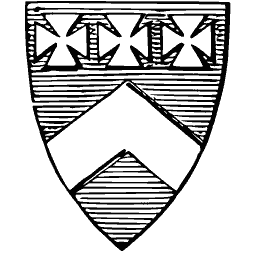 Crosses and chevron shield