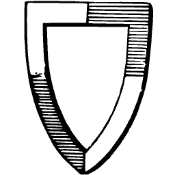 Canton and bordure shield 02