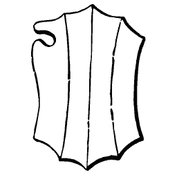 Curved tilting shield